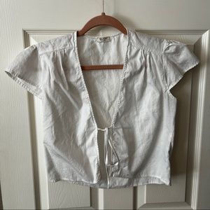 Brandy Melville Tie Front Top